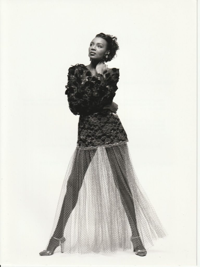 PHOTO  Argentique KIMIJIMA MODE 1990 STUDIO SERVICE DE PRESSE 18X24cm