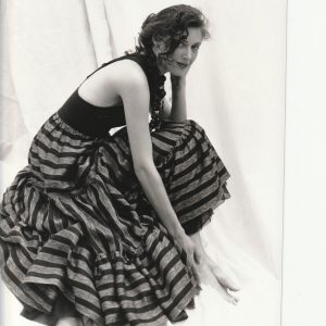 PHOTO Argentique ELIZABETH WESSEL MODE 1990 STUDIO SERVICE DE PRESSE 16X24cm