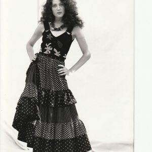 PHOTO Argentique ELIZABETH WESSEL MODE 1990 STUDIO SERVICE DE PRESSE 16X24cm