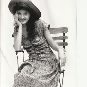 PHOTO Argentique ELIZABETH WESSEL MODE 1990 STUDIO SERVICE DE PRESSE 16X24cm