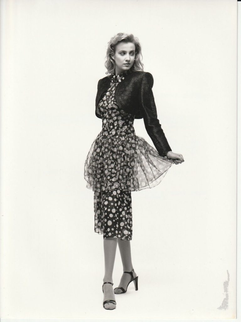 PHOTO  Argentique KIMIJIMA MODE 1990 STUDIO SERVICE DE PRESSE 18X24cm