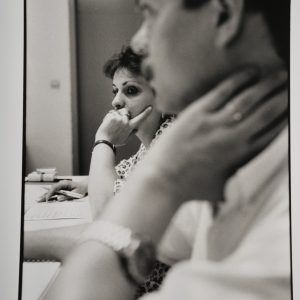 PHOTO Argentique France ouvrier syndicat CFDT	18X24cm	1990 Olivier Culmann