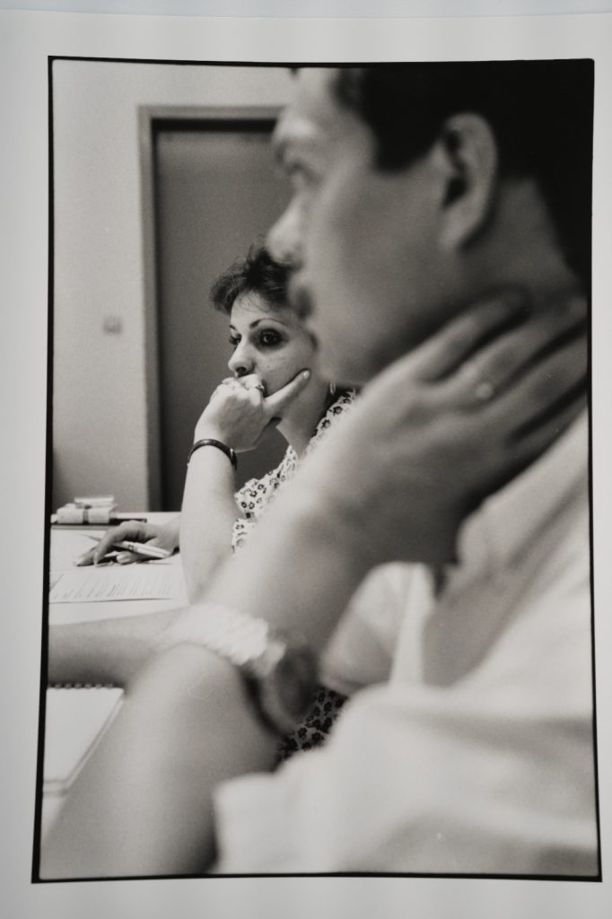 PHOTO Argentique France ouvrier syndicat CFDT	18X24cm	1990 Olivier Culmann