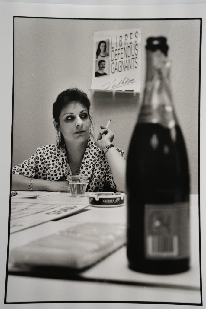 PHOTO Argentique France ouvrier syndicat CFDT 18X24cm 1990 Olivier Culmann
