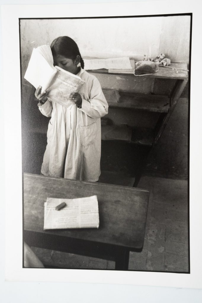 PHOTO ARGENTIQUE 90' Olivier Culmann reportage Bolivie 18X24cm NOIR ET BLANC