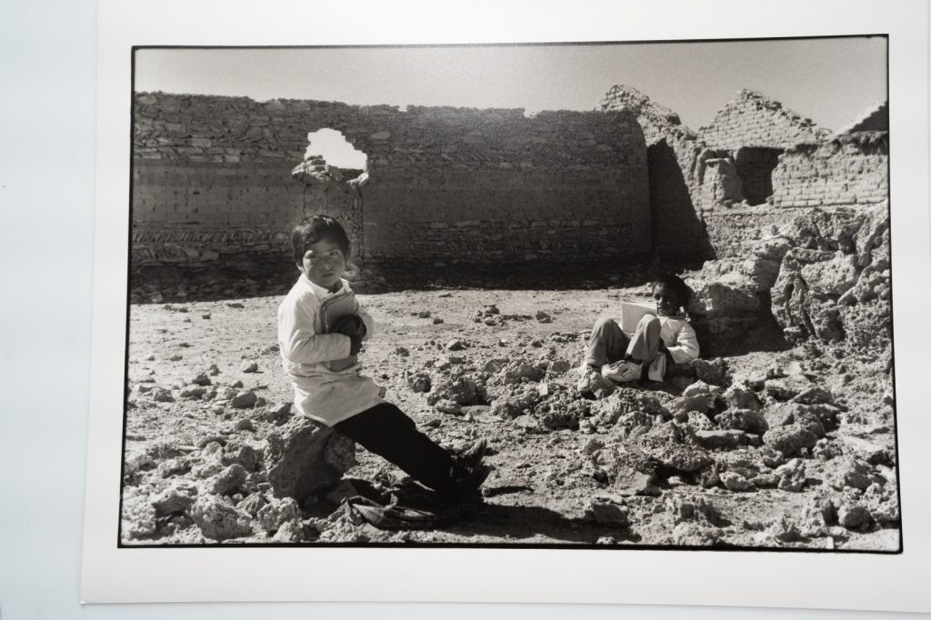 PHOTO ARGENTIQUE 90' Olivier Culmann reportage Bolivie 18X24cm NOIR ET BLANC