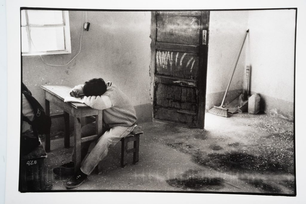 PHOTO ARGENTIQUE 90' Olivier Culmann reportage Bolivie 18X24cm NOIR ET BLANC