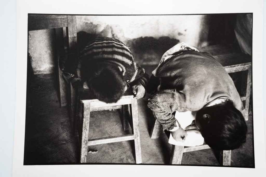PHOTO ARGENTIQUE 90' Olivier Culmann reportage Bolivie 18X24cm NOIR ET BLANC