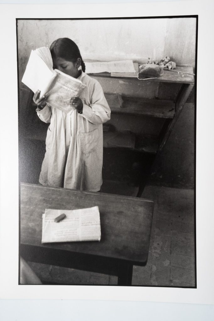 PHOTO ARGENTIQUE 90' Olivier Culmann reportage Bolivie 18X24cm NOIR ET BLANC