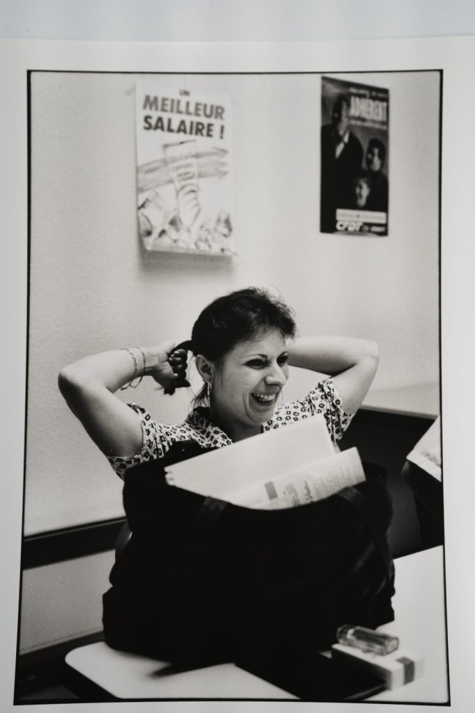 PHOTO Argentique France ouvrier syndicat CFDT 18X24cm 1990 Olivier Culmann