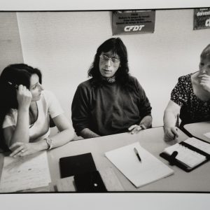 PHOTO Argentique France ouvrier syndicat CFDT	18X24cm	1990 Olivier Culmann