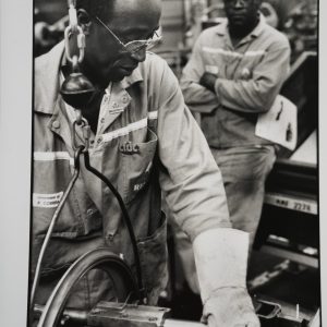 PHOTO Argentique France ouvrier syndicat CFDT	18X24cm	1990 Olivier Culmann