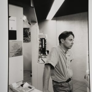 PHOTO Argentique France ouvrier syndicat CFDT	18X24cm	1990 Olivier Culmann