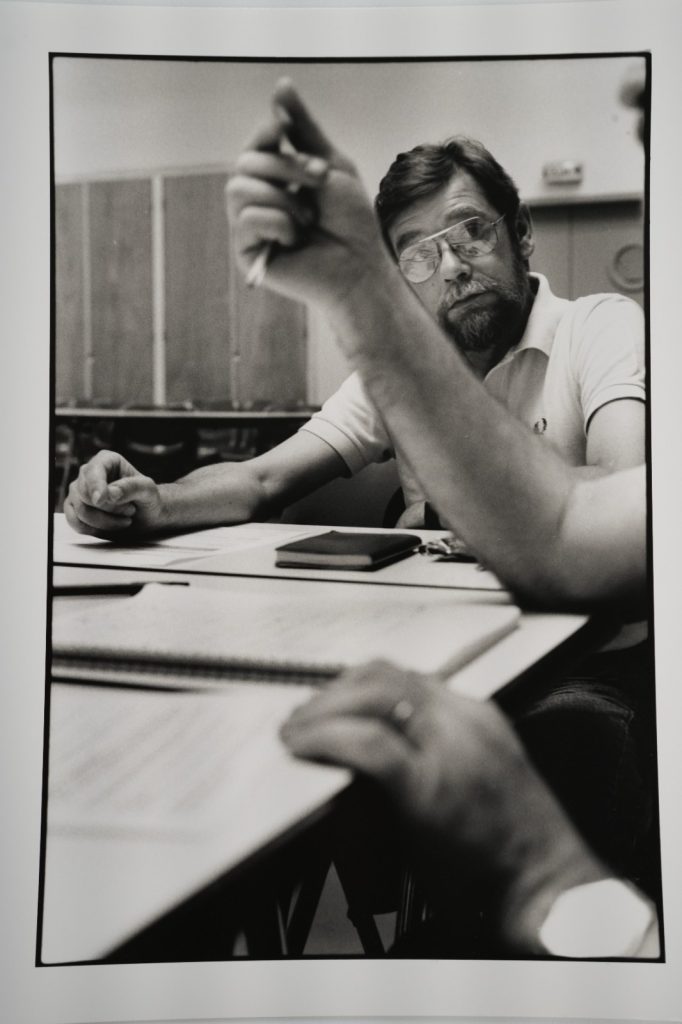 PHOTO Argentique France ouvrier syndicat CFDT	18X24cm	1990 Olivier Culmann