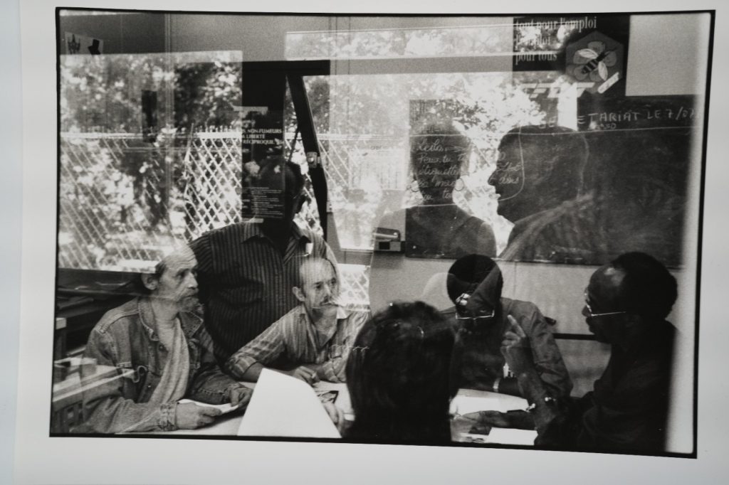 PHOTO Argentique France ouvrier syndicat CFDT	18X24cm	1990 Olivier Culmann