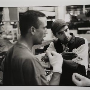 PHOTO Argentique France ouvrier syndicat CFDT	18X24cm	1990 Olivier Culmann