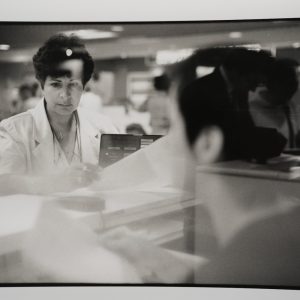 PHOTO Argentique France ouvrier syndicat CFDT	18X24cm	1990 Olivier Culmann