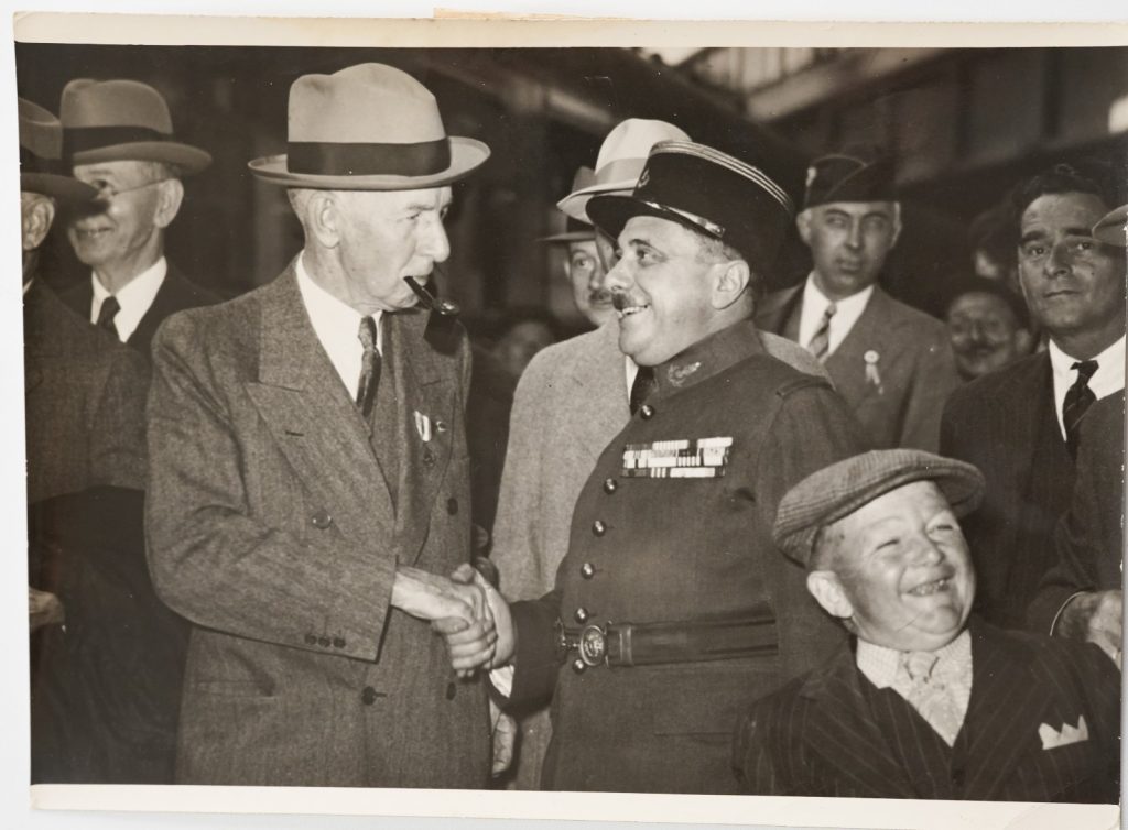 PHOTO Argentique France Charles Dawes arrive à Paris 13X18cm 1930