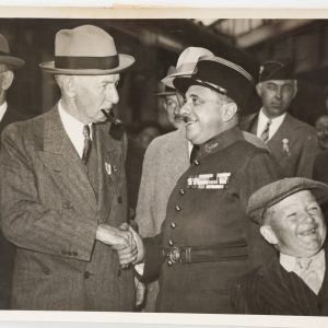PHOTO  Argentique	France	Charles Dawes arrive à Paris	13X18cm	1930