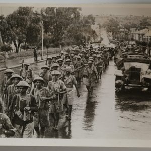PHOTO Argentique victoire  Anglaise D' Asmara SOLDAT INDIEN 15x20cm	1940