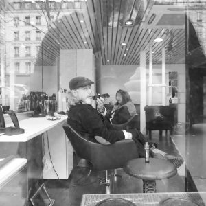 Tirage photo véritable argentique baryté coiffeur Paris  30X45cm