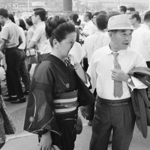 photo sur papier  argentique JAPON 1960 format 30x45cm