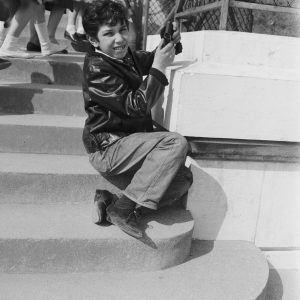 Photo sur papier  argentique BARYTE ENFANT PARIS 1960 format 50x50cm