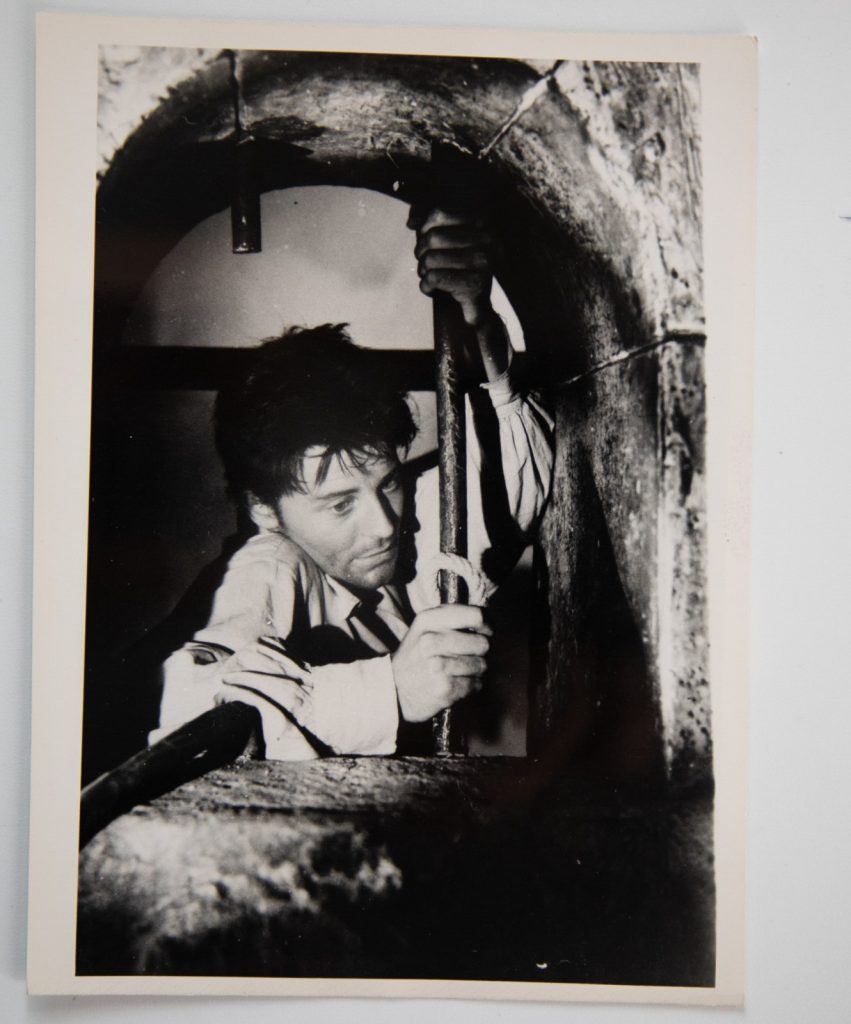 TIRAGE PHOTO	argentique de presse 1950    	Gérard Philippe 13X18cm
