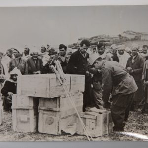 PHOTO DE PRESSE TAMPON AGENCE INTERCONTINENTAL 1950 GUERRE D' ALGERIE 13X18cm