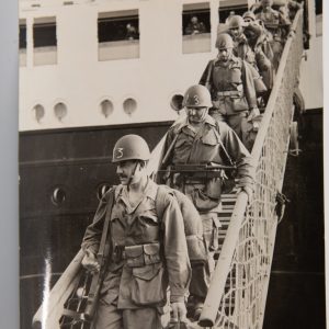 PHOTO DE PRESSE TAMPON AGENCE INTERCONTINENTAL 1950 GUERRE D' ALGERIE 13X18cm