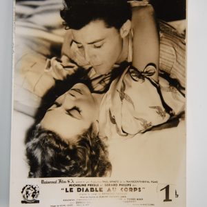 TIRAGE PHOTO	argentique de presse 1950    	Gérard Philippe 13X18cm