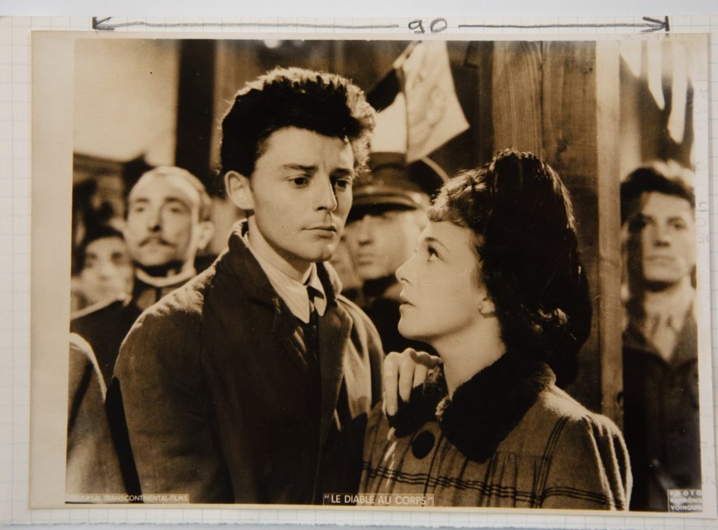 TIRAGE PHOTO	argentique de presse 1950    	Gérard Philippe 13X18cm