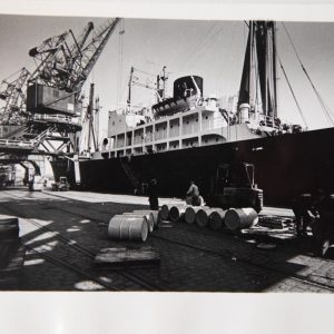 TIRAGE PHOTO	ARGENTIQUE PHOTO DE PRESSE 1970	NORMANDIE 10X15cm PAQUEBOT