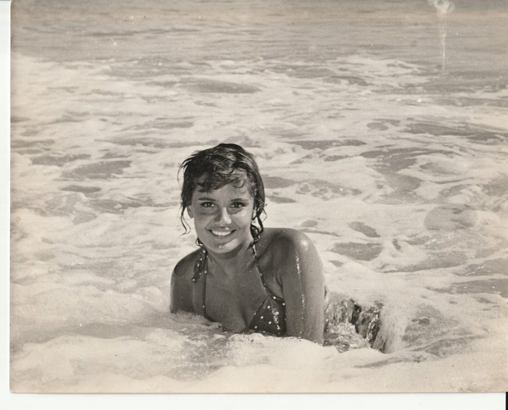TIRAGE PHOTO de presse argentique 1958 Rossana Podesta Actrice 20X25cm
