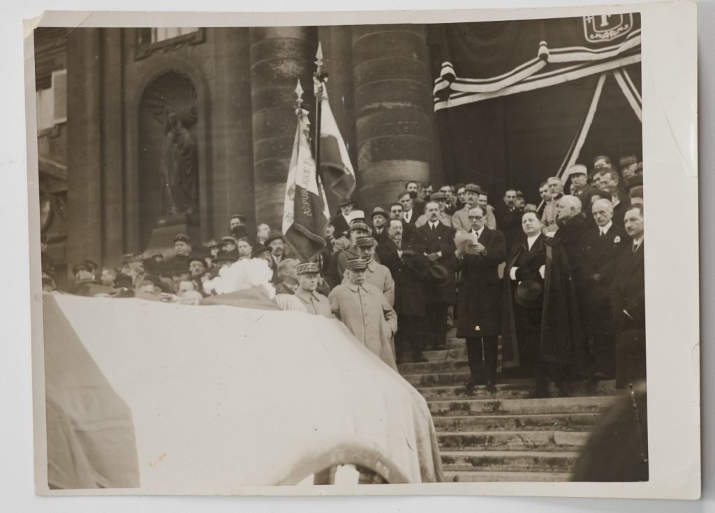 PHOTO France obsèques du Général Ferrié militaire 13X18cm 1930