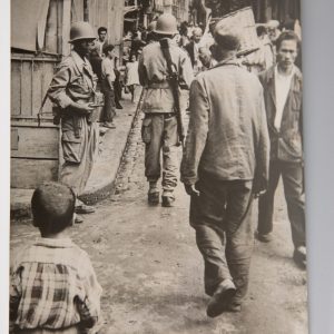 PHOTO DE PRESSE TAMPON AGENCE INTERCONTINENTAL 1950	GUERRE D' ALGERIE 13X18cm