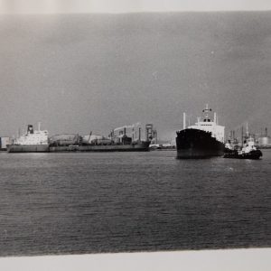 TIRAGE PHOTO	ARGENTIQUE PHOTO DE PRESSE 1970	NORMANDIE 10X15cm PAQUEBOT