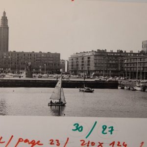 TIRAGE PHOTO	ARGENTIQUE PHOTO DE PRESSE 1970	NORMANDIE 13X22cm PORT