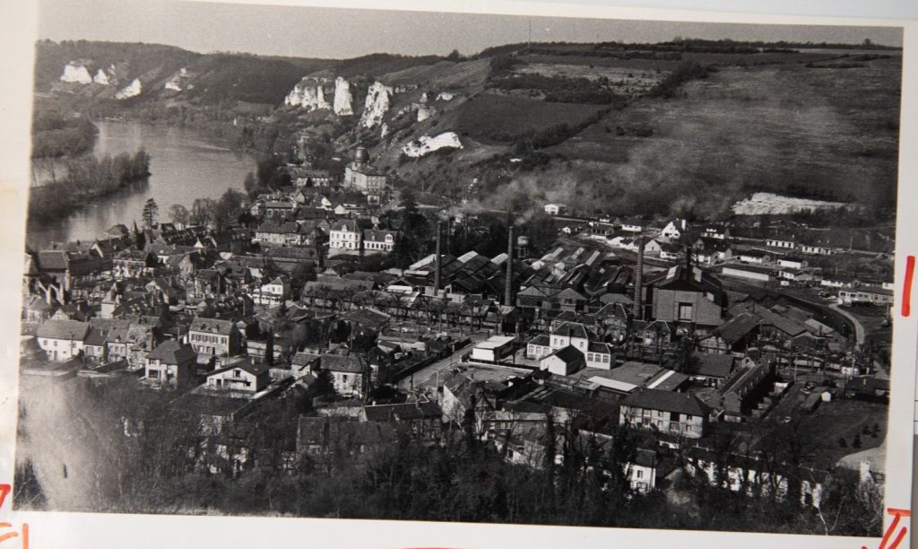 TIRAGE PHOTO	ARGENTIQUE PHOTO DE PRESSE 1970	NORMANDIE 13X22cm INDUSTRIE