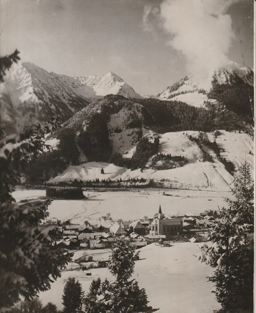 TIRAGE PHOTO	argentique 1940 PHOTO DE PRESSE ALPES ALLEMAGNE 18X24CM