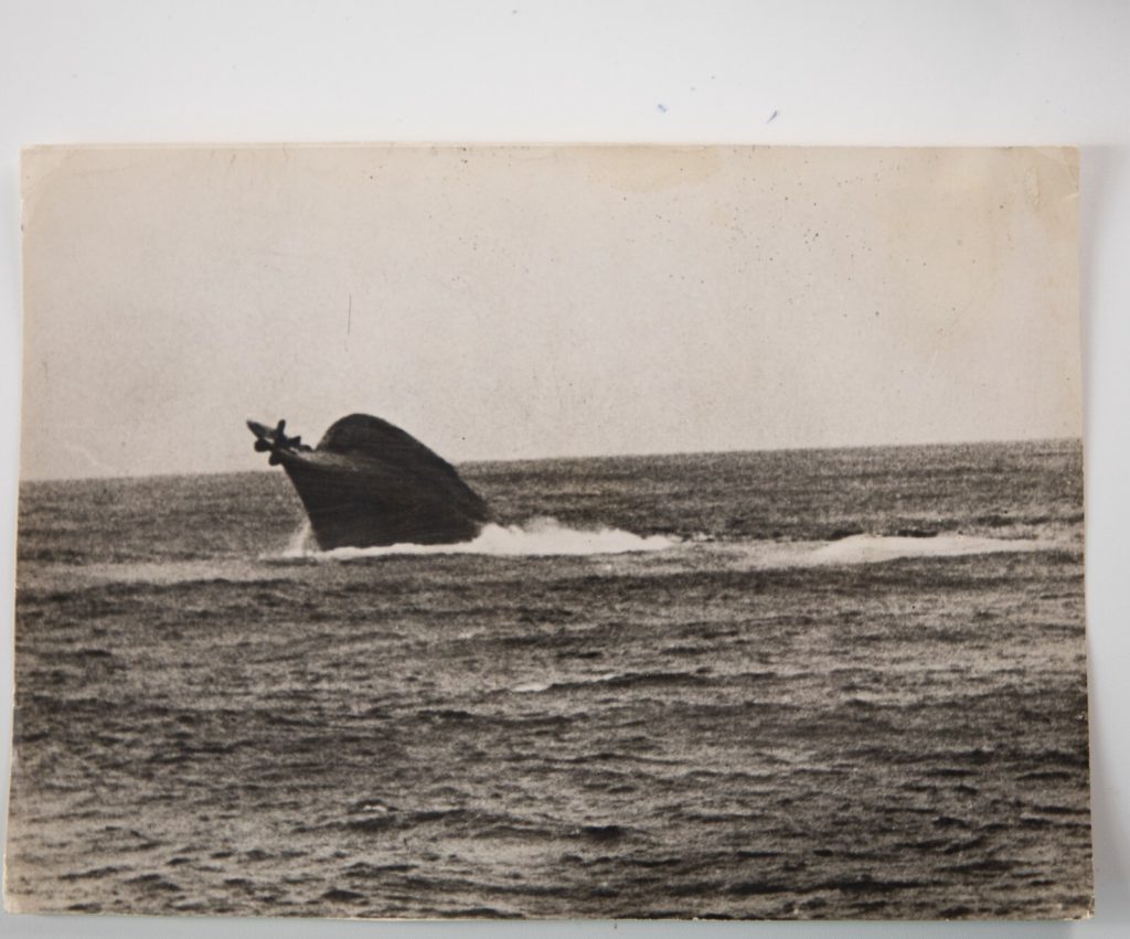 TIRAGE PHOTO	DE PRESSE	MILITARIA 1945 18X24cm BATAILLE DE L'ATLANTIQUE