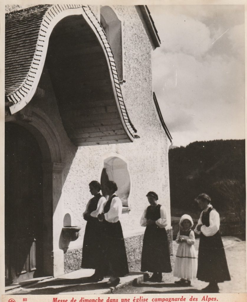 TIRAGE PHOTO	argentique Bilderdienst 1940 ALPES PHOTO DE PRESSE 18X24 Allemagne
