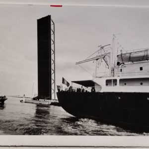 TIRAGE PHOTO	ARGENTIQUE PHOTO DE PRESSE 1970	NORMANDIE 13X22cm BATEAU