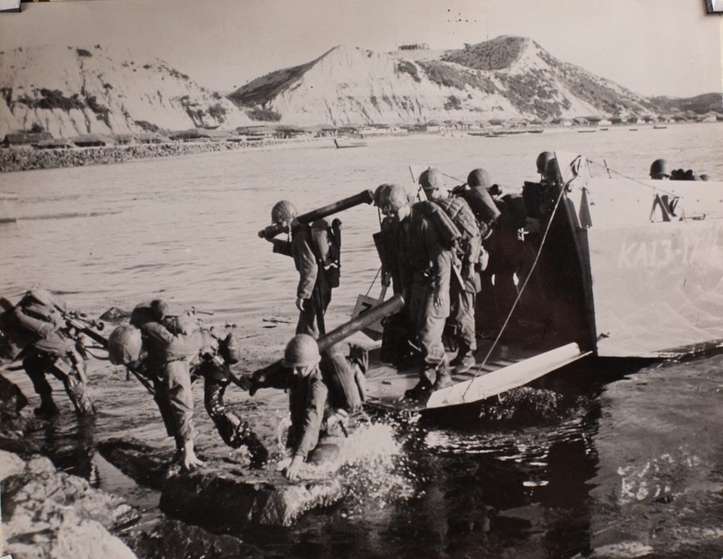 TIRAGE PHOTO	argentique 1950 PHOTO DE PRESSE MILITAIRE GUERRE DE COREE 17X21cm