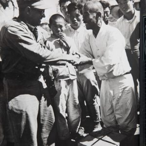 TIRAGE PHOTO	argentique 1950 PHOTO DE PRESSE MILITAIRE GUERRE DE COREE 21X25cm