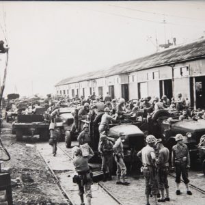 TIRAGE PHOTO	argentique 1950 PHOTO DE PRESSE MILITAIRE GUERRE DE COREE 21X25cm