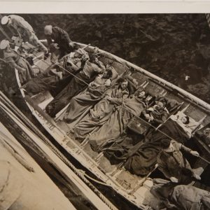 PHOTO argentique de presse 1940 militaria 15X20CM Tobruk Blessés