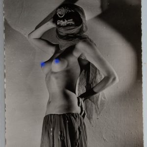 TIRAGE PHOTO  Argentique		FEMME NUE NU ARTISTIQUE	10x15cm	1960