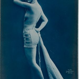 TIRAGE PHOTO CARTE POSTALE 	France	PINUP FEMME NUE NU ARTISTIQUE	9X14cm	1920