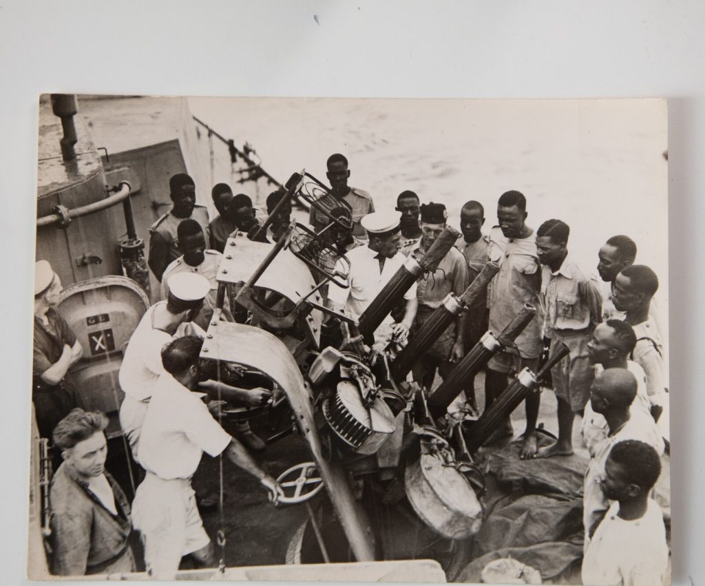PHOTO argentique de presse 1940 militaria 15X20CM Bateau militaire Britanique